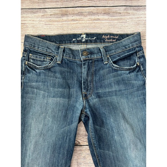 7 For All Mankind Women's High Waist Bootcut Jeans Size 28 - Picture 9 of 11